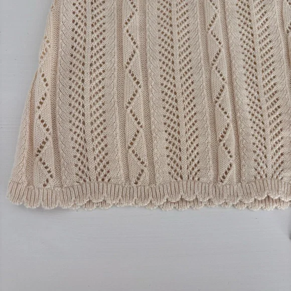 ☘️OLD NAVY Crochet Tie Vest Sz M NWT - Picture 8 of 10